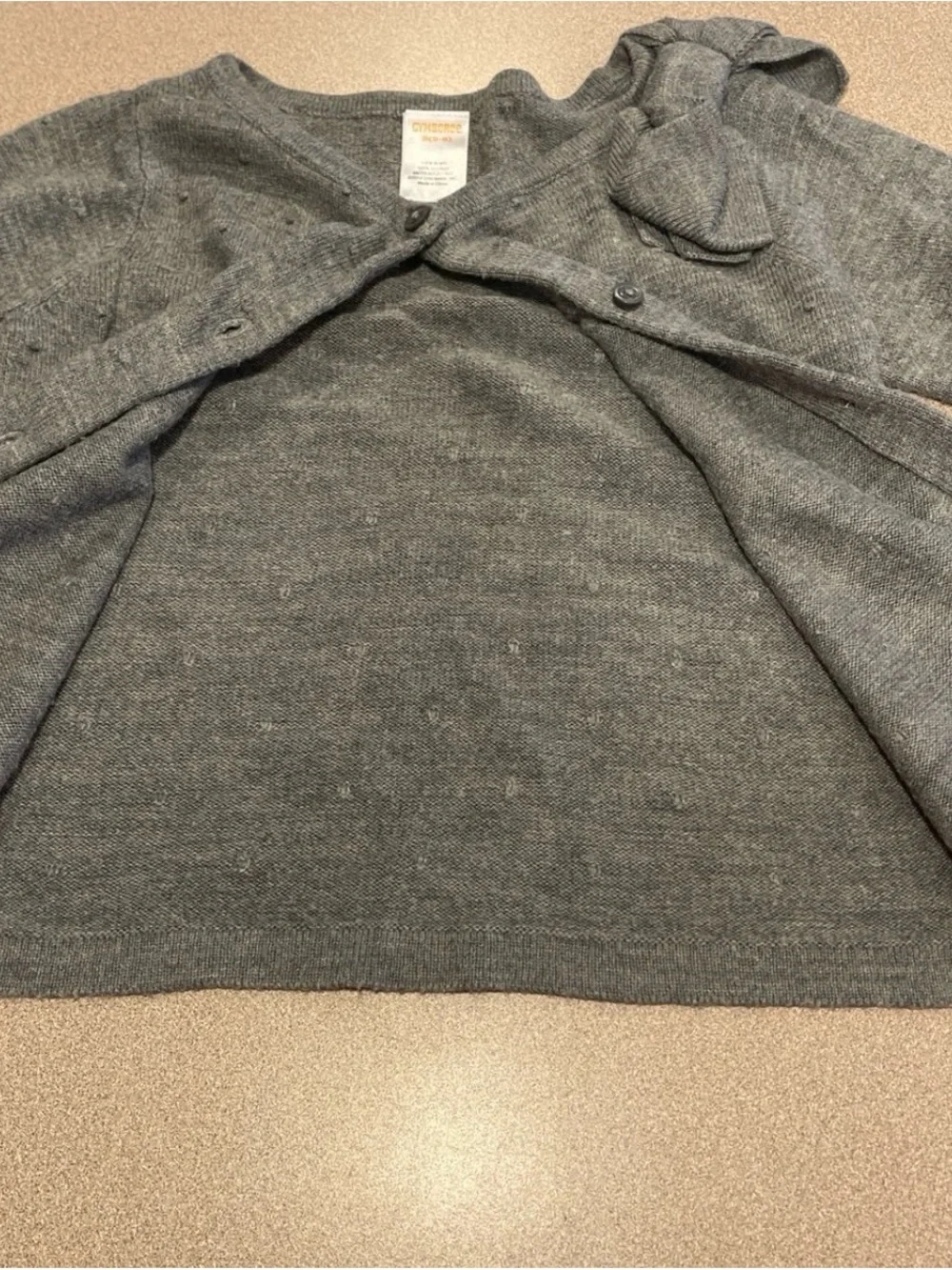 Gymboree Gray Knit Sweater Cardigan - 5/6
